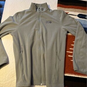 Mountain Hardwear Full-Zip Jacket in Gray micro fleece